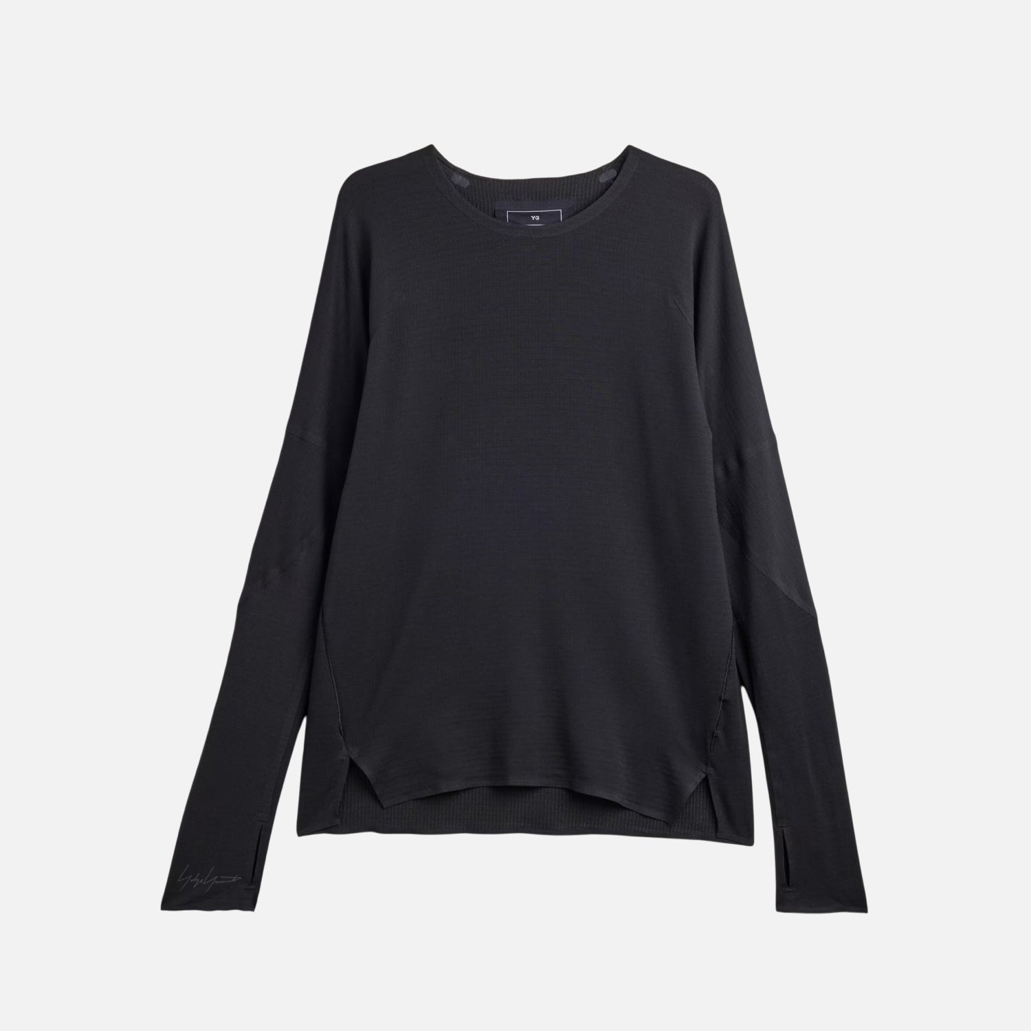 Спортивный лонгслив мужской Y-3 Running Black